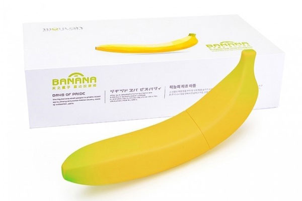 Hình ảnh dương vật giả Moylan Banana hình trái chuối