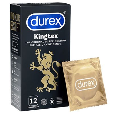 Bao cao su Durex Kingtex ( hộp 12 chiếc)
