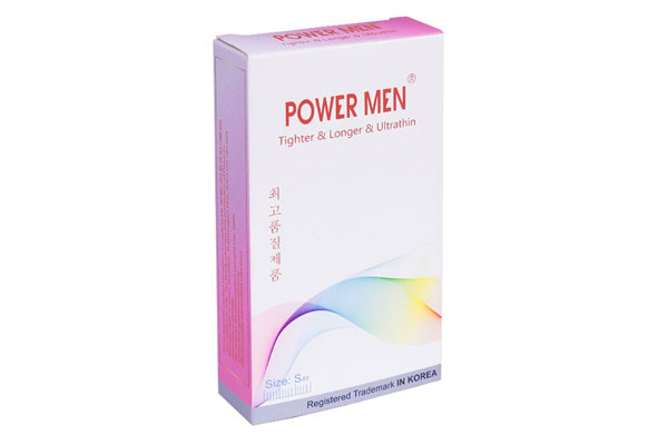 Bao cao su Hàn Quốc Power Men Tighter Longer Ultrathin hộp 12 chiếc