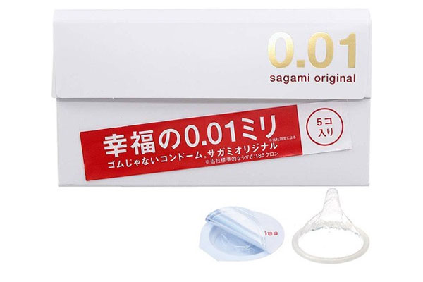 Bao cao su cao cấp siêu mỏng Sagami Original 0.01